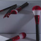 8 Piece Candy Apple Red and Black Makeup Brush Set | GX21