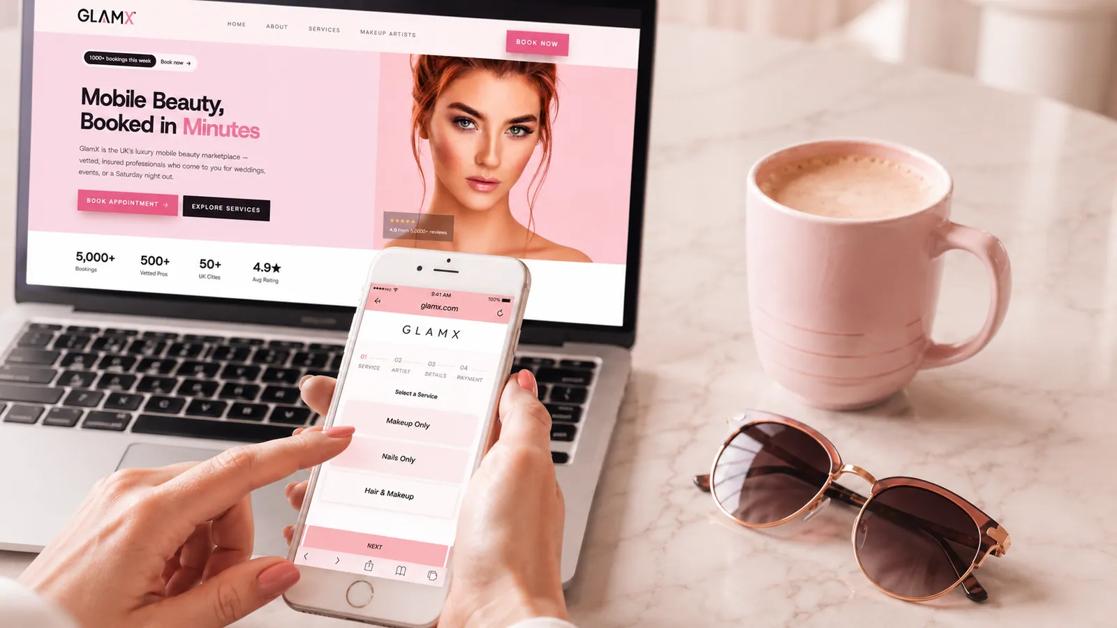 Comparing instant prices from beauty professionals