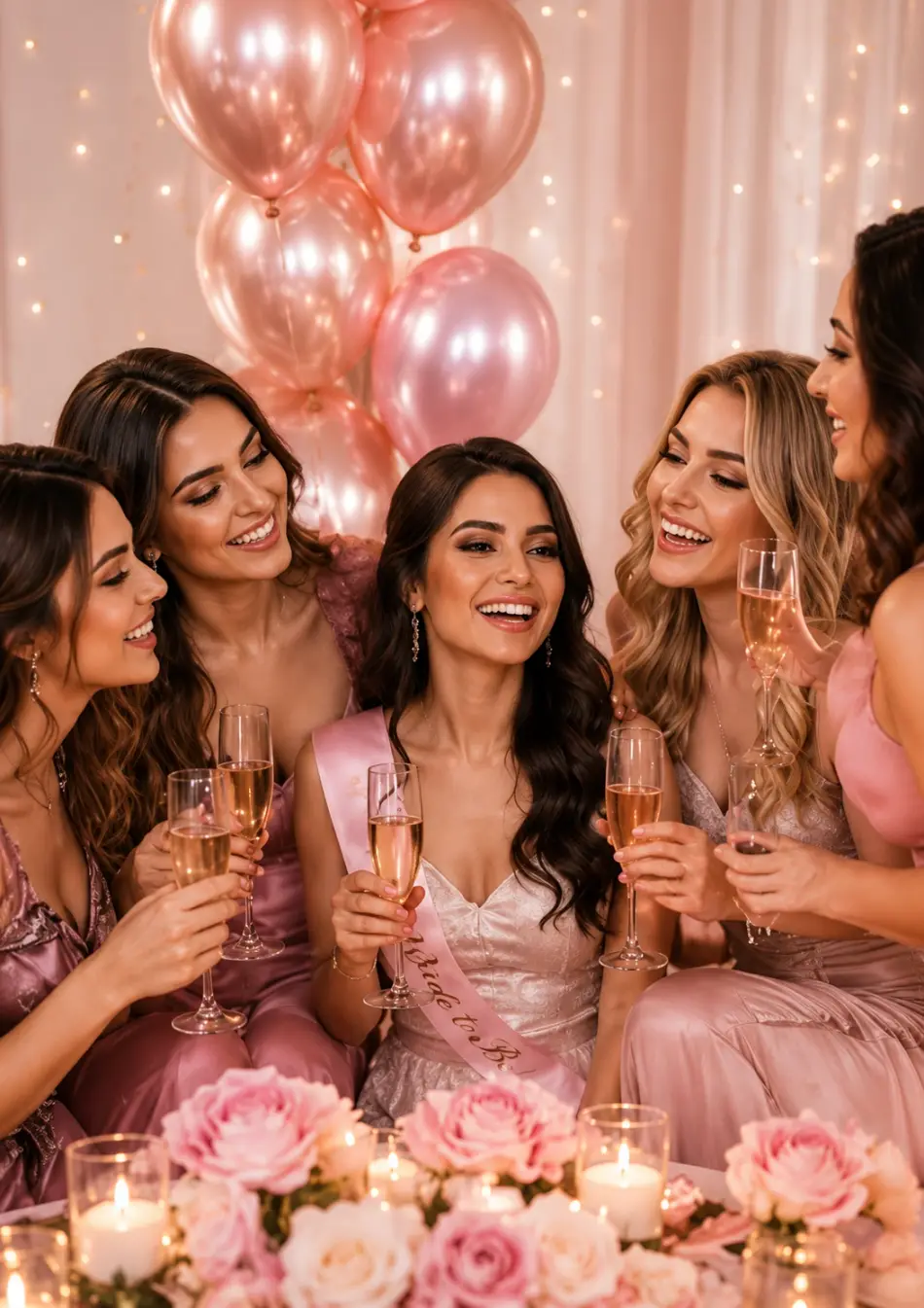 Friends celebrating together at a party